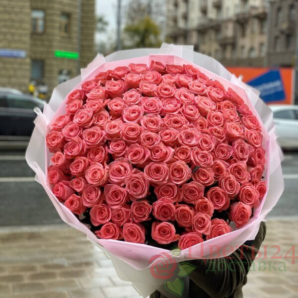 букет из 101 шт розы