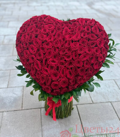 3D сердечко форма из 151 шт роза